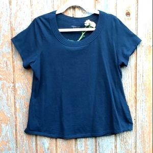 Coldwater Creek black supima cotton tee